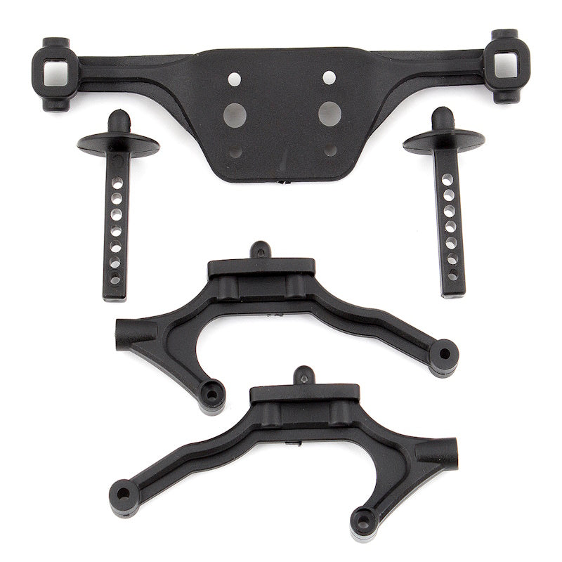 Associated 71038 Rear Body Mounts Fits: ProSC10, Reflex DB10, DR10 & Trophy Rat