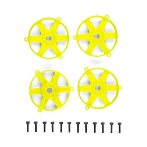 DC10 FT Adjustable Wheel Face Plate, Fluorescent Yellow