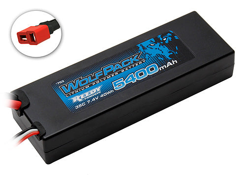 Team Associated WolfPack LiPo 5400mAh 35C 2S 7.4V with T-Plug