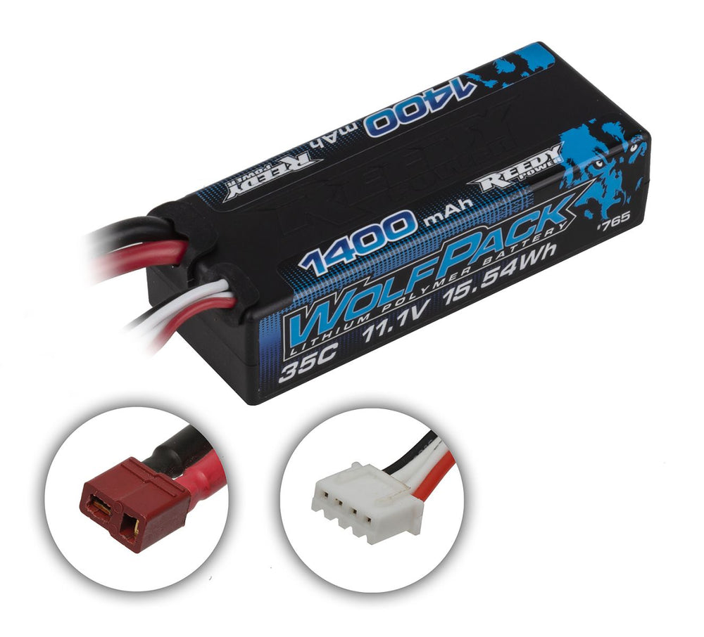 Team Associated WolfPack LiPo Mini 1400mAh 35C 3S 11.1V
