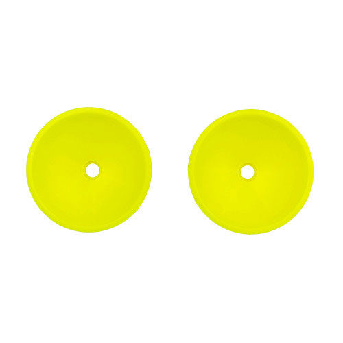 Team Associated Truck Front Wheels, Yellow