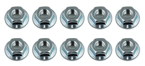 Nuts, M4 Serrated Wheel Nuts