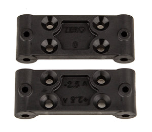 RC10B6.4 Front Bulkhead Set 0deg amd 2.5deg