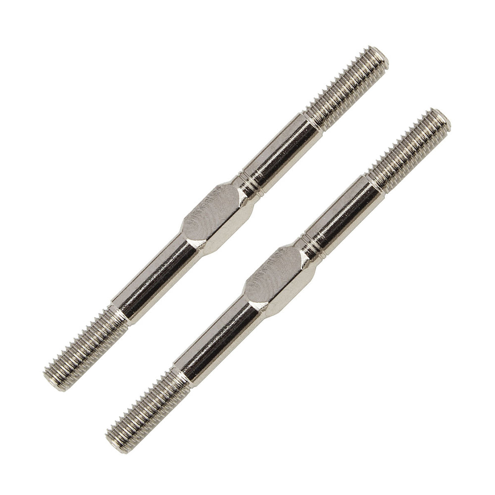Turnbuckles, 3.5x48mm, Steel, Fits RC10B6, RC10T6, RC10SC6