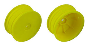 4WD Front Wheels, 2.2" 12mm hex, +1.5mm, fluorescent