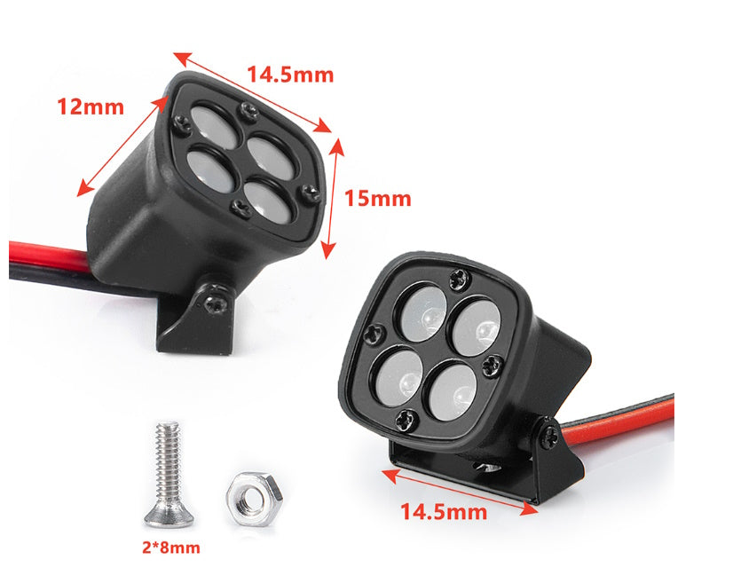 Powerhobby Roof Bright Lights LEDs for 1/10 Rock Crawler