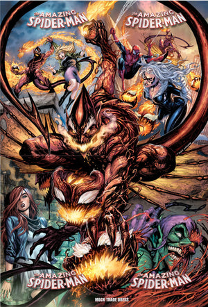 [4 PACK] AMAZING SPIDER-MAN #797, #798, #799, #800 UNKNOWN COMICS CONNECTING COVERS KIRKHAM 2018