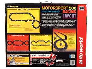Auto World SRS346 14' Motorsport 500 Racing HO Slot car Set