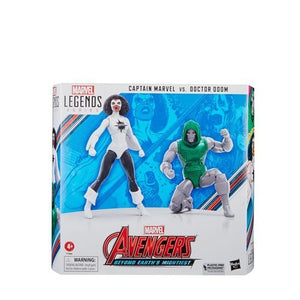 ToyShnip Avengers 60th Anniversary Marvel Legends Captain Marvel vs. Doctor Doom 6-Inch Action Figures — Action & Toy Figures