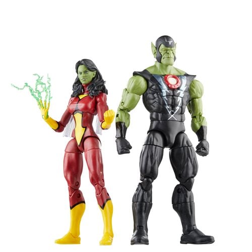 ToyShnip Avengers 60th Anniversary Marvel Legends Skrull Queen and Super-Skrull 6-Inch Action Figures — Action & Toy Figures