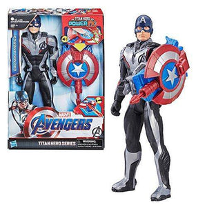 ToyShnip Avengers: Endgame Titan Hero Power FX Captain America 12-Inch Action Figure — Toys & Games