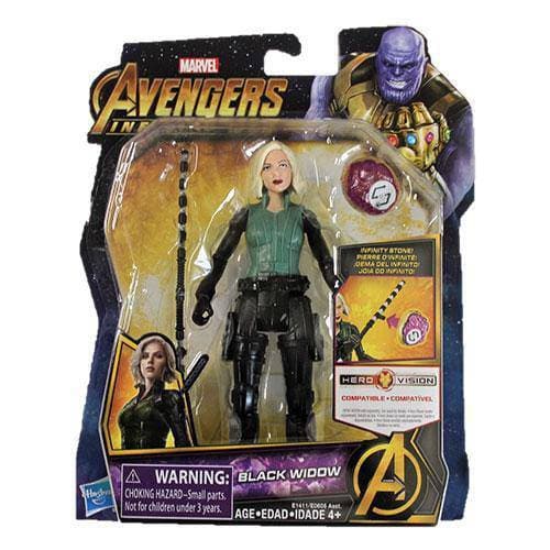 ToyShnip Avengers: Infinity War Black Widow with Infinity Stone 6-Inch Action Figure — Toys & Games