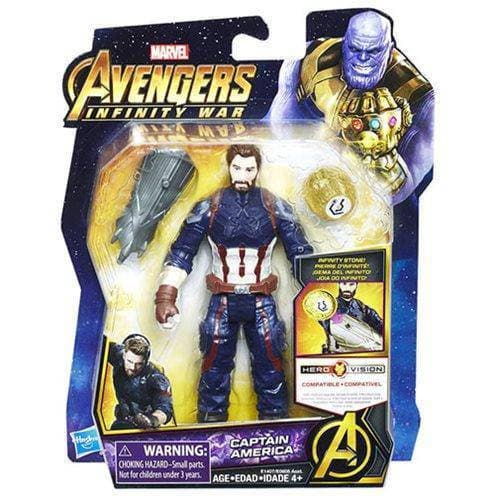 ToyShnip Avengers: Infinity War Captain America with Infinity Stone 6-Inch Action Figure — Toys & Games