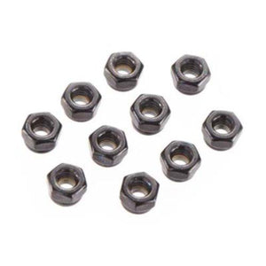 Axial AX31051 Nylon Locking Hex Nut 4mm Black (10) Yeti XL