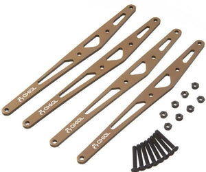 Axial AX31264 Lower Link Plate Set Aluminum Yeti XL (4)