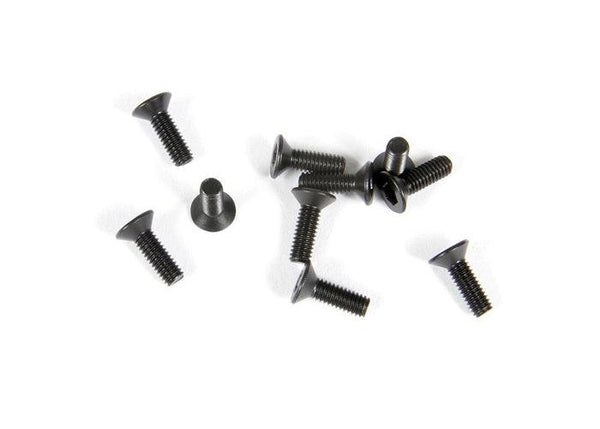 Axial AX31372 2.6x8mm Black Hex Socket Flat Head Pack (10) SCX10 II