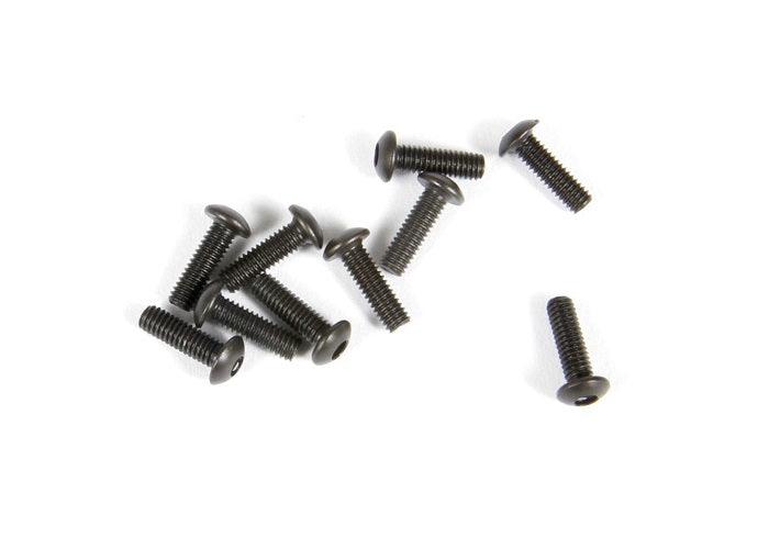 Axial AX31373 2.6x8mm Black Hex Socket Button Head Pack (10) SCX10 II