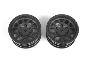 Axial AX31415 Black 1.9" Method Mesh Wheel Set (2) SCX10 II