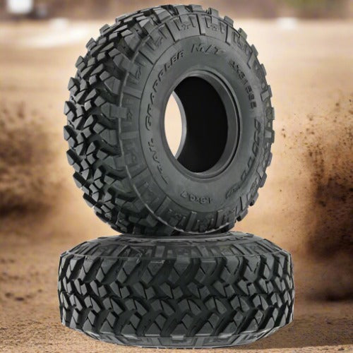 Axial AX31565 1.9 Nitto Trail Grappler M/T Tires R35 Compound (2) SCX10 II