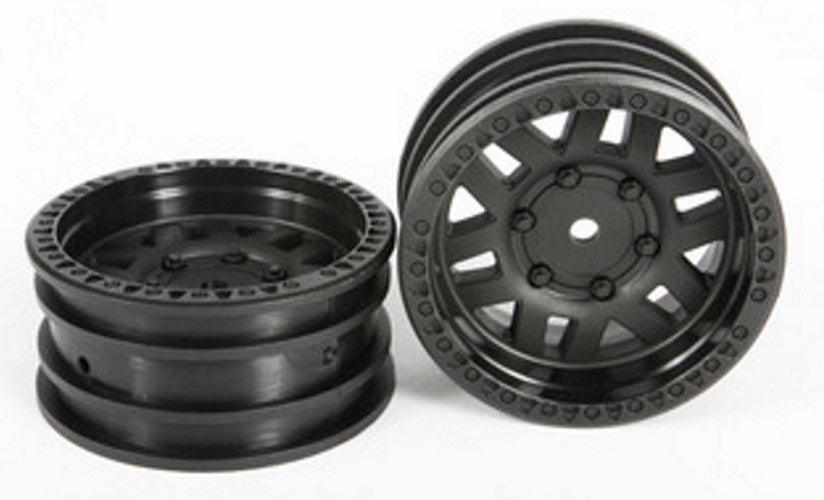 Axial AX31587 1.9 KMC XD Machete Crawl Wheels Black (2pieces) SCX10 II