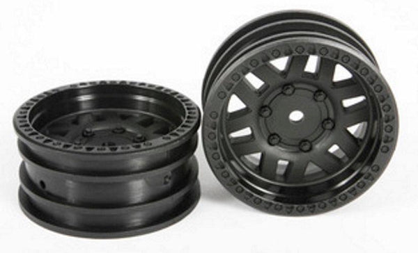 Axial AX31587 1.9 KMC XD Machete Crawl Wheels Black (2pieces) SCX10 II