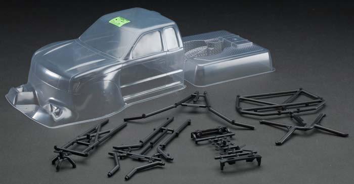 Axial AX4025 Trail Honcho Clear Body w/Rear Cage AX10 SCX10 SCX10 II