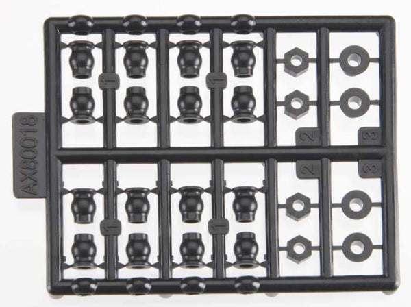 Axial AX80018 SCX10 AX10 EXO Wraith Score Bomber Nylon Hardware Parts Tree MAX-D