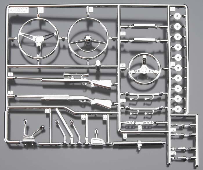 Axial AX80047 Wraith Interior Detail Parts Tree Chrome SCX10 II
