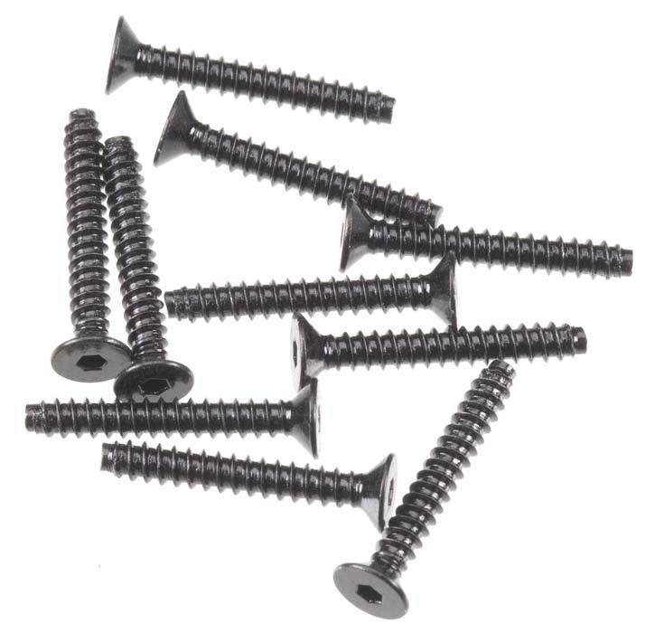 Axial AXA0416 Wraith Hex Socket Tapping Flat Head Black M2.6x18mm (10)