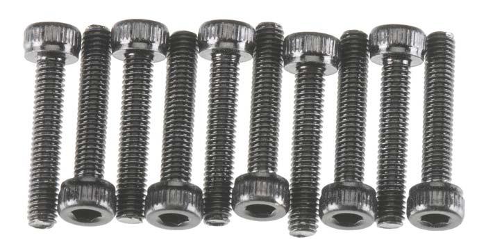 Axial AXA087 SCX10 Wraith RR10 MAX-D Bomber 3x16mm Socket Head Cap Screw (Black)