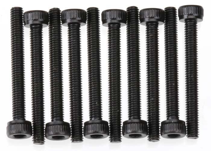 Axial AXA089 SCX10 AX10 Wraith MAX-D Cap Head Screws M3x25mm Black (10)