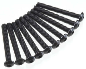 Axial AX120 SCX10 /II 3x25mm Button Head Screws (Black) (10) SCX10 III