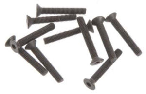 Axial AXA149 Hex Socket Flat Head M3x20mm Black (10) Yeti XL