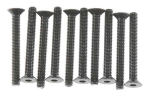Axial AXA150 AX10 Score RR10 Bomber Hex Socket 3x25mm Flat Head Screw Black (10) SCX10 III