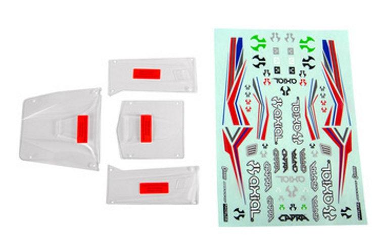 Axial AXI230012 Body Panel Set (Clear) For Capra 1.9