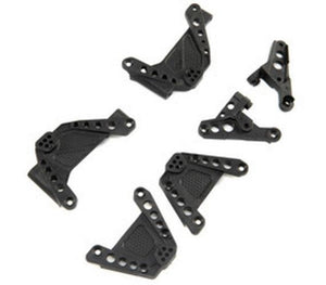 Axial AXI231017 Shock Towers & Panhard Mounts FF/RR SCX10 III