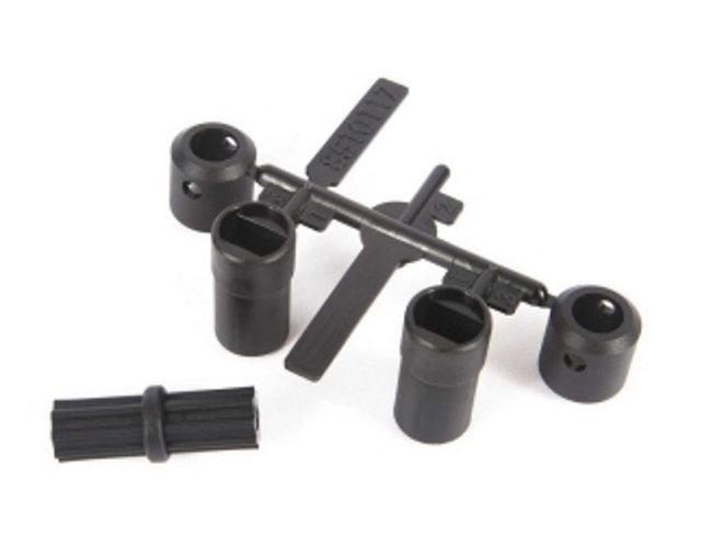 Axial AXI232001 WB8 V2 6x6 Driveshaft Set Short UMG10 SCX10 II