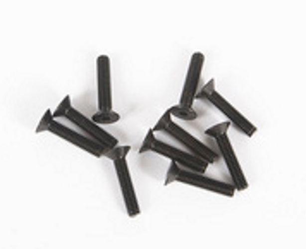 Axial AXI235169 M2.5 x 12mm Flat Head Screw (10) Capra 1.9 SCX10 III