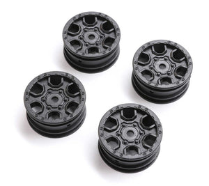 Axial  AXI40006 1.0 Ford Bronco Wheel Black (4) SCX24