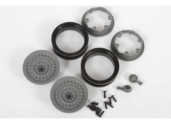 Axial AXI43005 1.9 MW19 Beadlock Wheels Gray (2pieces) UMG10 SCX10 II