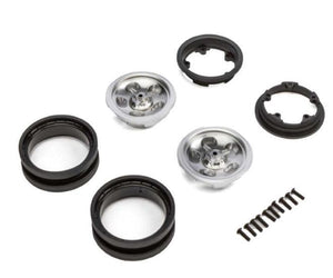 Axial AXI43013 1.9 Retro Slot Beadlock Wheels / Rims Satin (2) Rock Crawler