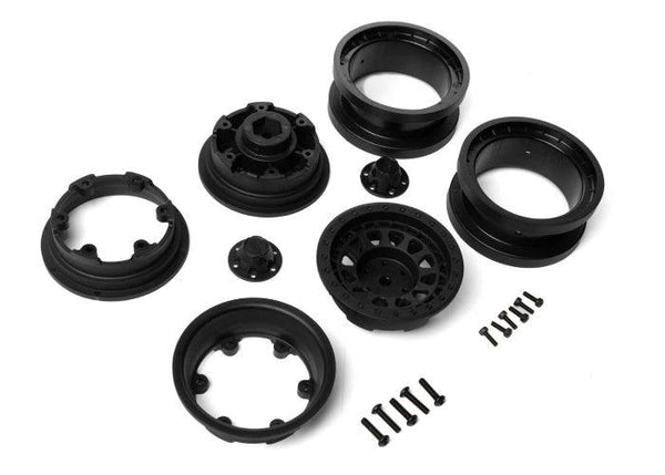 Axial AXI45001 SCX6 2.9" Black Rhino Primm Beadlock Wheels (2)