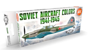 Black Forest® Hobby Supply Co AK Interactive 11741 Air Series: Soviet Aircraft 1941-45 3G Acrylic Paint Set (8 — Paints,