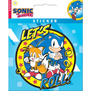 Little Shop of Magic Sonic the Hedgehog: Let's Roll! Sticker — Toys and Collectible