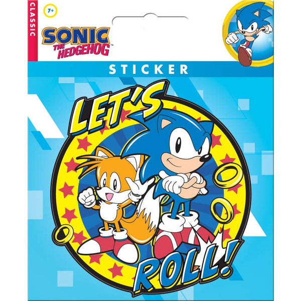Little Shop of Magic Sonic the Hedgehog: Let's Roll! Sticker — Toys and Collectible