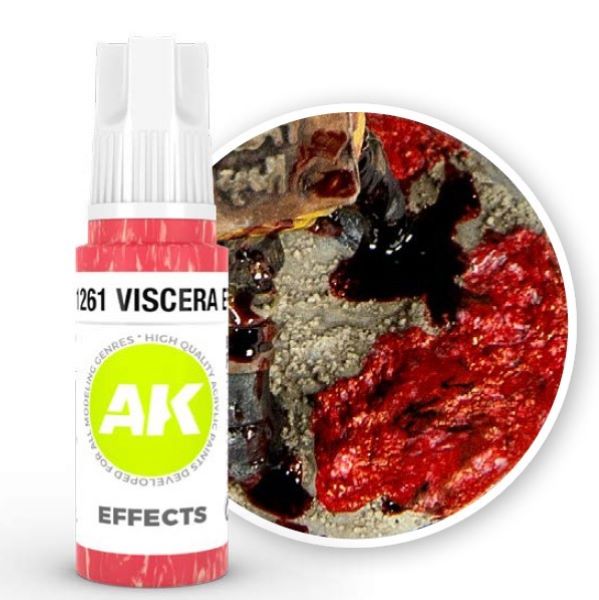Black Forest® Hobby Supply Co AK Interactive 11261 Viscera Effect 3G Acrylic Paint 17ml Bottle — Paints, Tools, Supplies >
