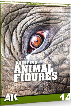 Black Forest® Hobby Supply Co AK Interactive 518 Learning Series 14: Painting Animal Figures Book — Paints, Tools, Supplies