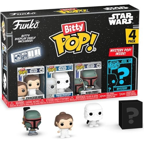 ToyShnip Funko Bitty Pop! Star Wars Mini-Figure 4-Pack - Select Figure(s) — Action Figure