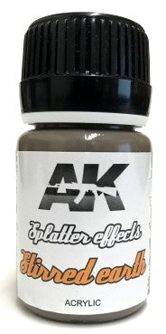 Black Forest® Hobby Supply Co AK Interactive 8085 Splatter Effects Stirred Earth Acrylic 35ml Bottle — Glues, Paints, Tools