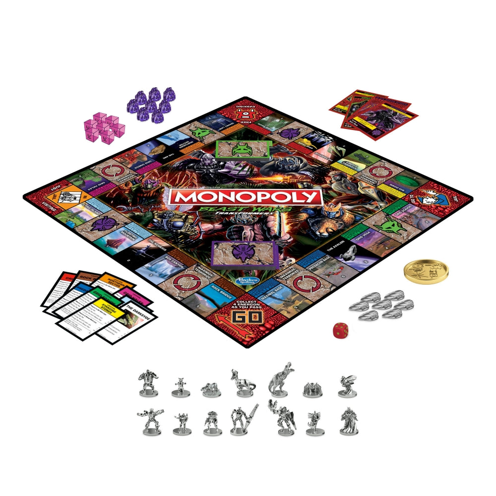 Little Shop of Magic Monopoly: Transformers Beast Wars — Board Game